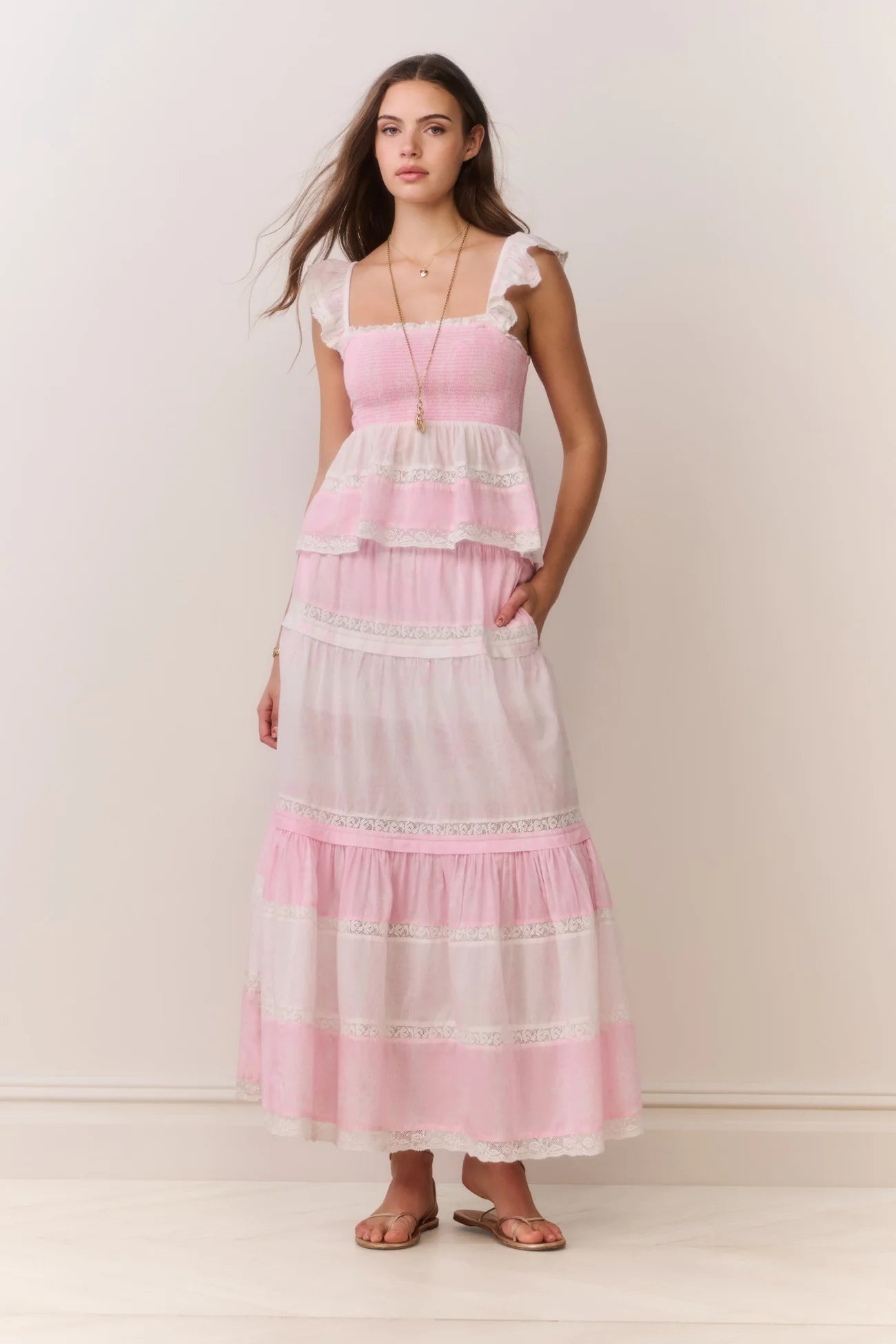 Phia Mixed Print Maxi Skirt - Nantucket Heirloom