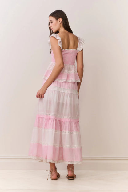 Phia Mixed Print Maxi Skirt - Nantucket Heirloom
