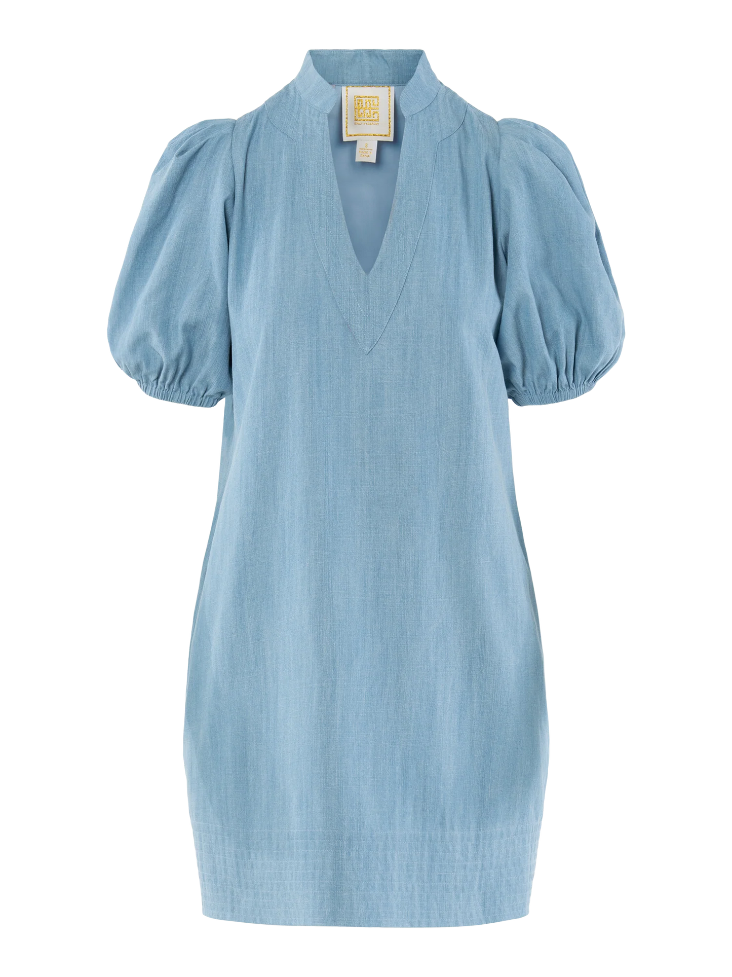Hampton Mini Dress - Denim Chambray