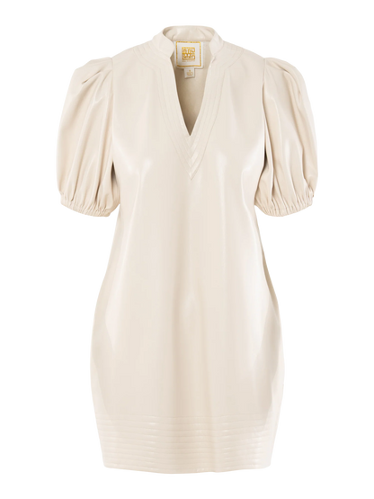 Hampton Mini Dress - Sandshell Vegan Leather