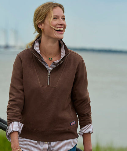 Dreamcloth® Quarter-Zip - Coconut Heather