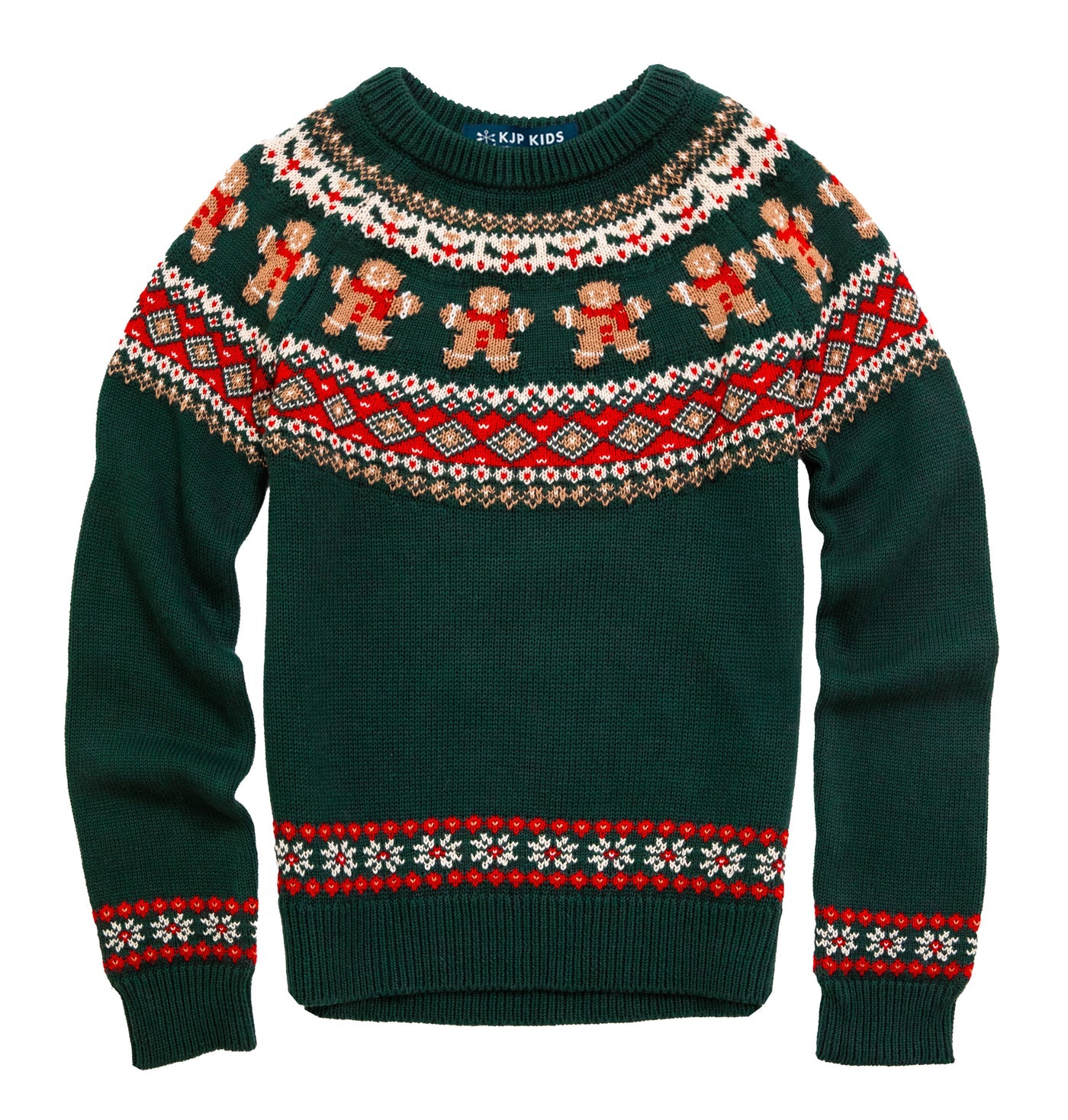 Gingerbread Fair Isle Kids Sweater