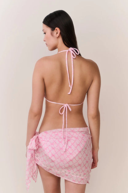 Sweetheart Dawsette Pareo - Pink Peppermint