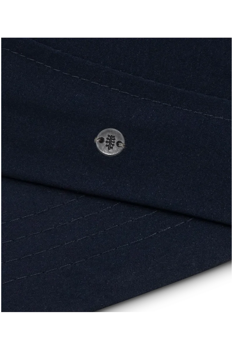 Poppy Bow Cap - Navy
