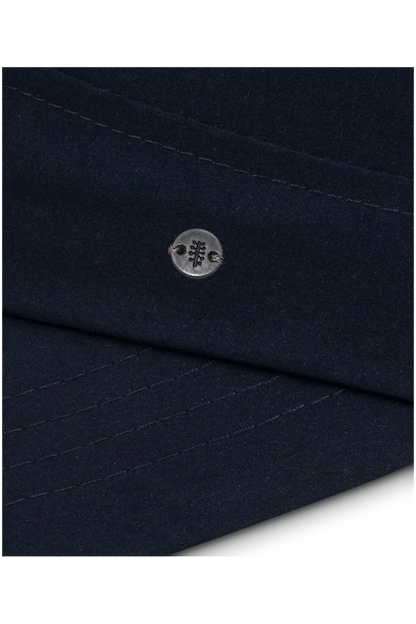 Poppy Bow Cap - Navy
