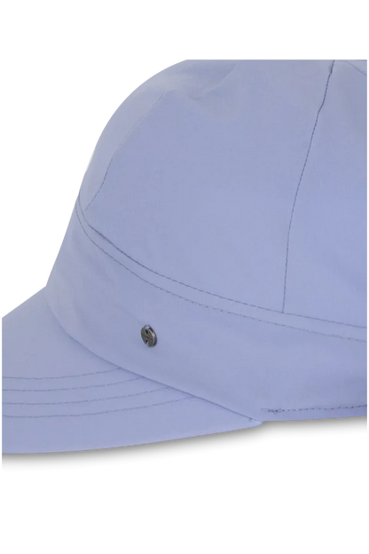 Poppy Bow Cap - Periwinkle