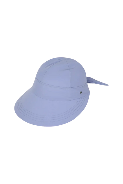Poppy Bow Cap - Periwinkle