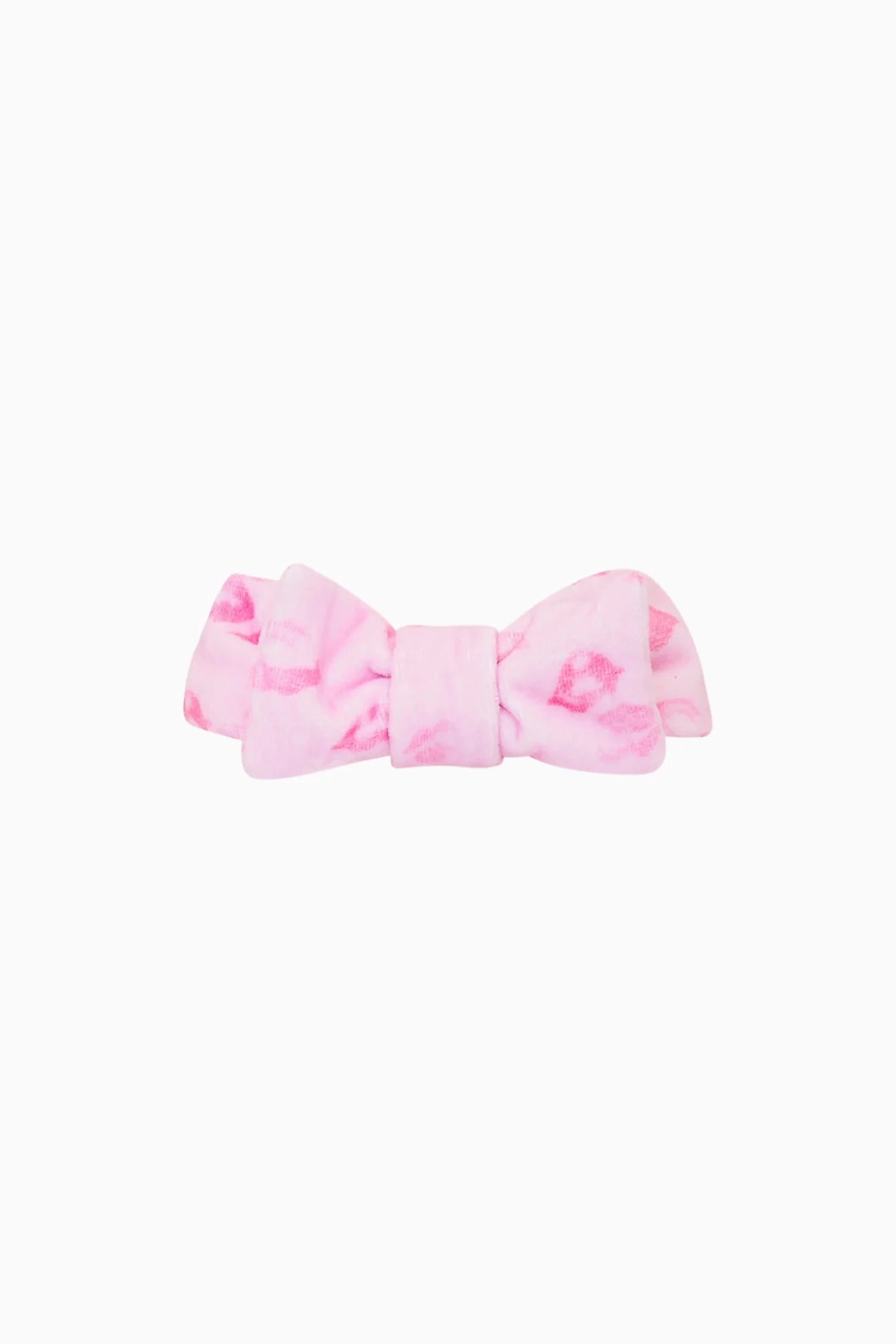 Kiss Print Face Wash Headband - Bubblegum Valentine