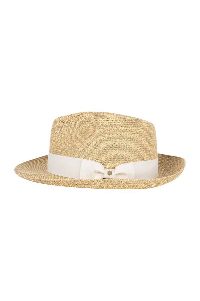 Mosman Short Brim Fedora - Natural