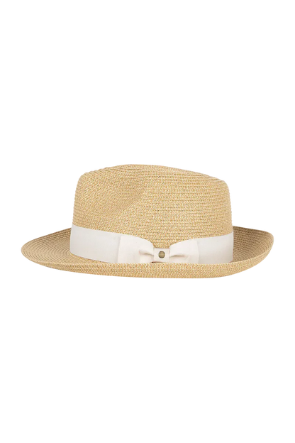 Mosman Short Brim Fedora - Natural