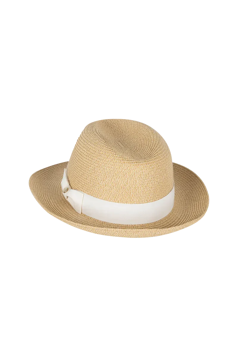 Mosman Short Brim Fedora - Natural