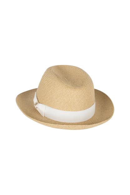 Mosman Short Brim Fedora - Natural