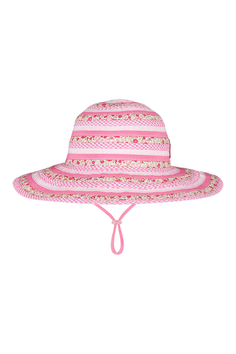 Sweetheart Wide Brim Hat - Pink