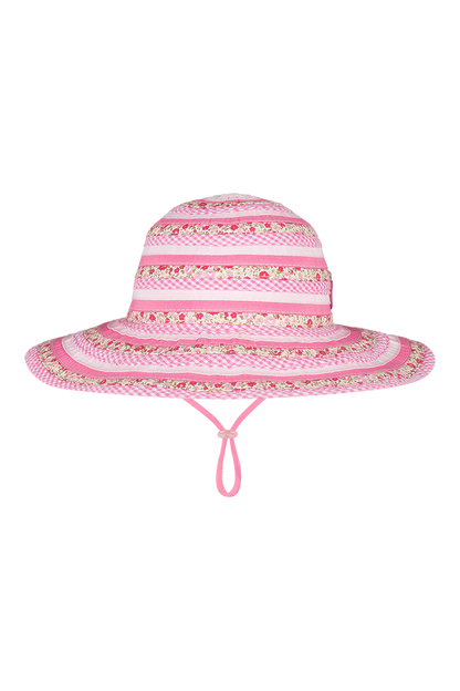 Sweetheart Wide Brim Hat - Pink