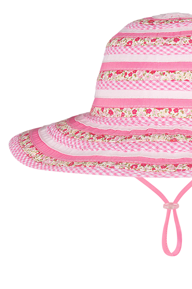 Sweetheart Wide Brim Hat - Pink