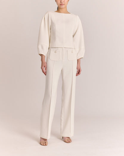Beverely Trouser-Ivory