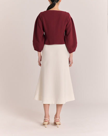 Mable Skirt-Ivory