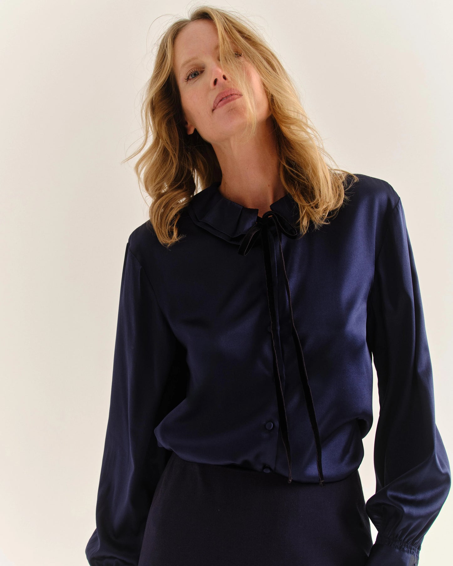 Emerson Blouse - Midnight Blue