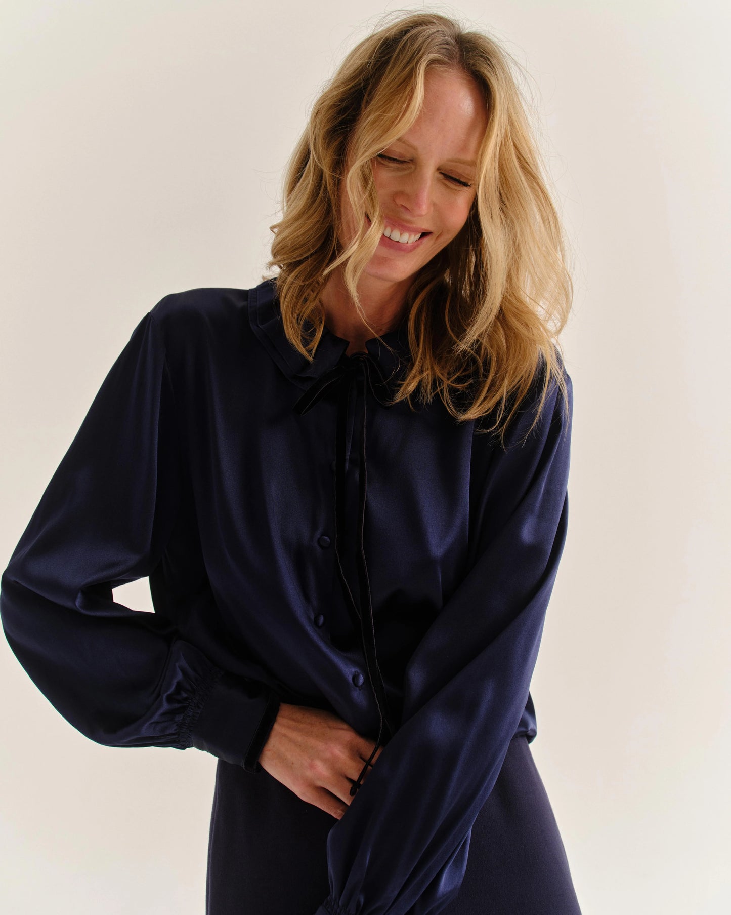 Emerson Blouse - Midnight Blue