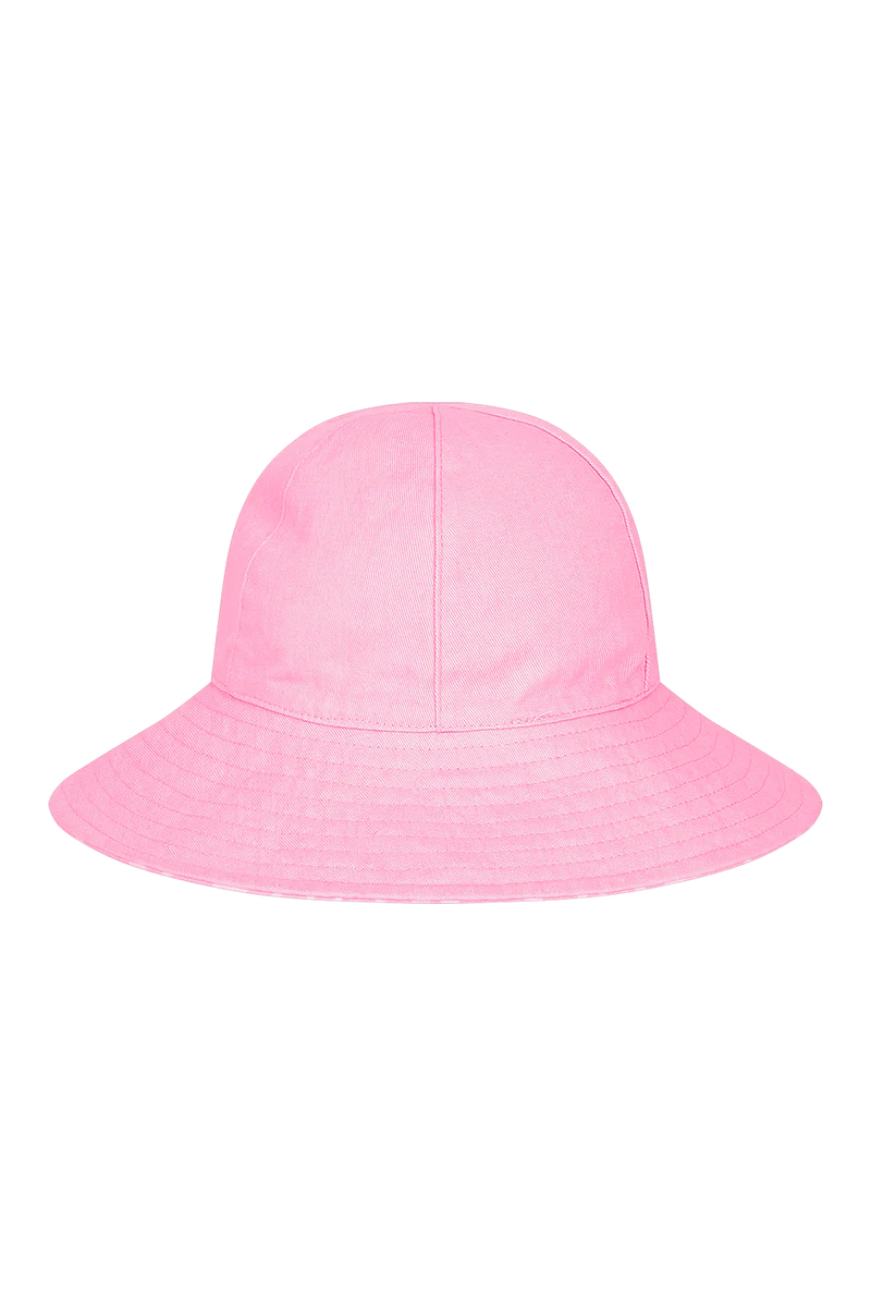 Madora Wide Brim Hat - Bright Pink