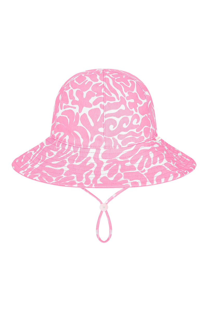 Madora Wide Brim Hat - Bright Pink