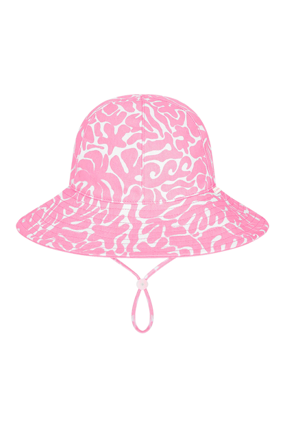 Madora Wide Brim Hat - Bright Pink