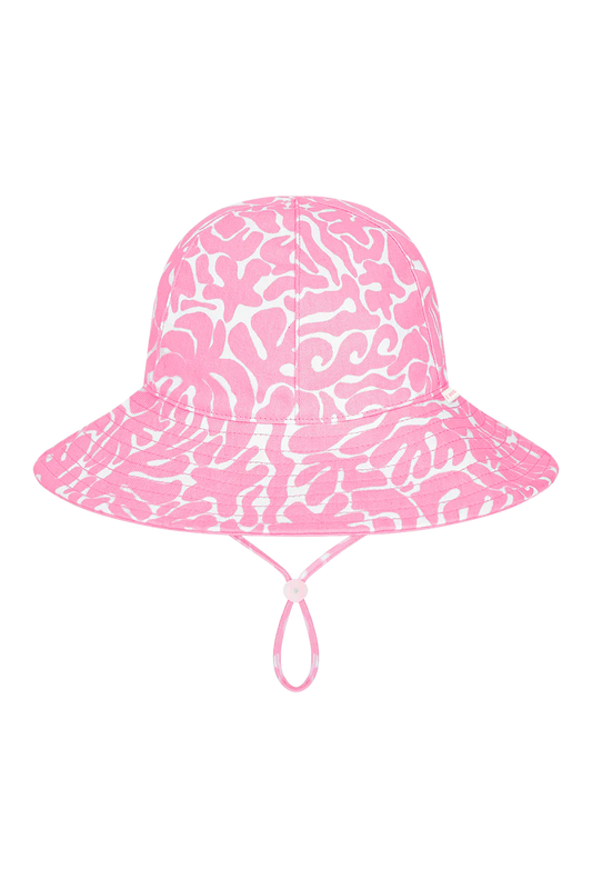 Madora Wide Brim Hat - Bright Pink