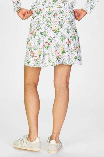 Hattie Skort in Garden Lattice