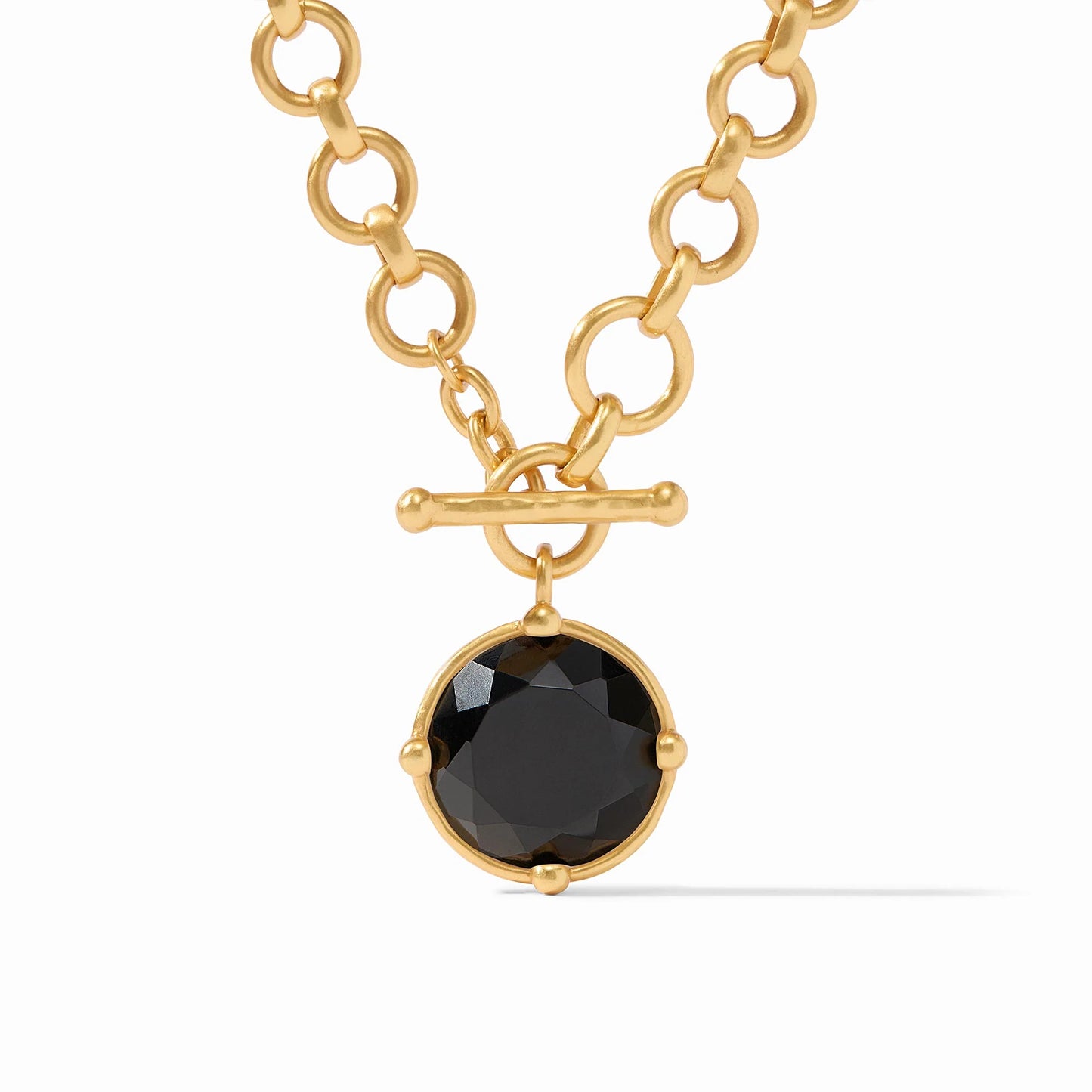 Honeybee Demi Necklace - Obsidian Black