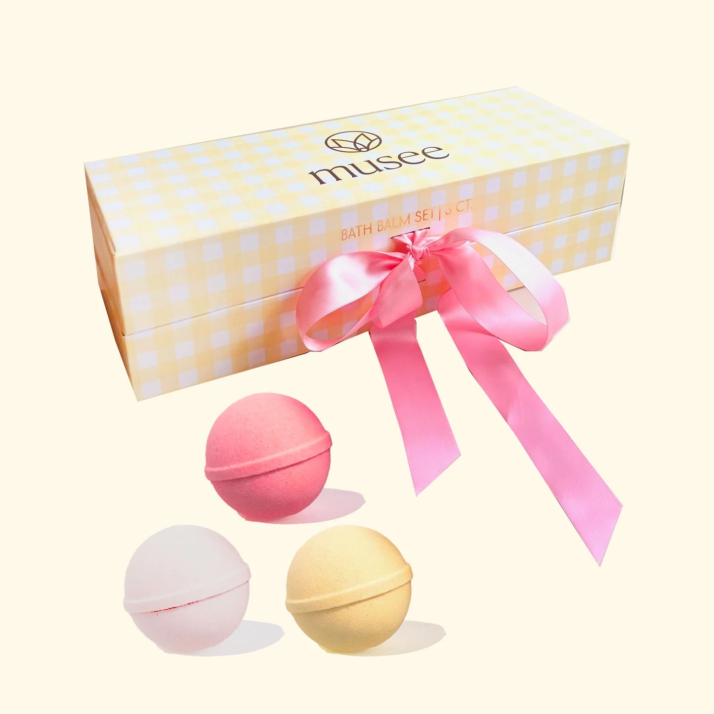 Gingham Three Bath Balm Set