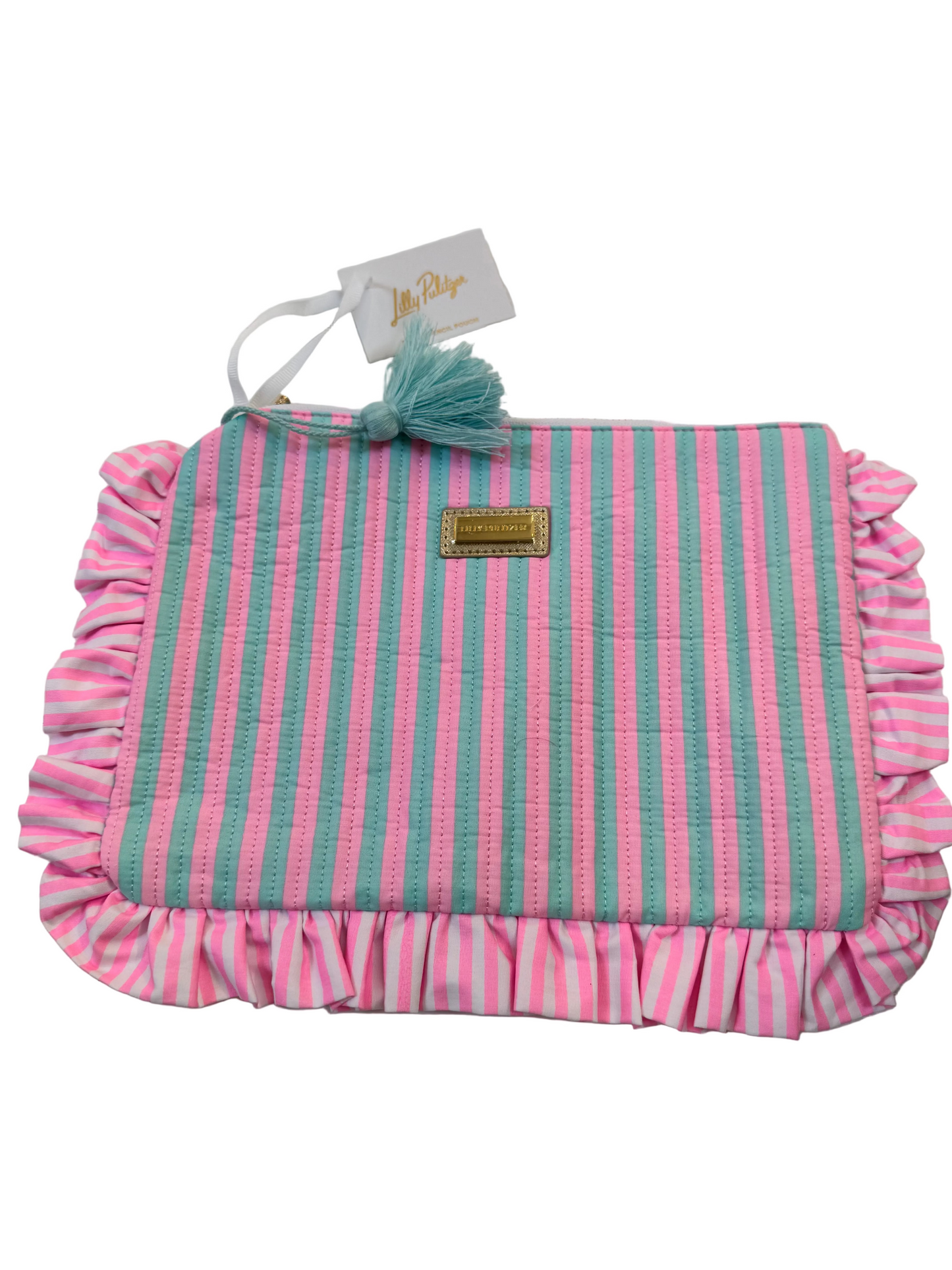 Ruffle Pouch - Stripe