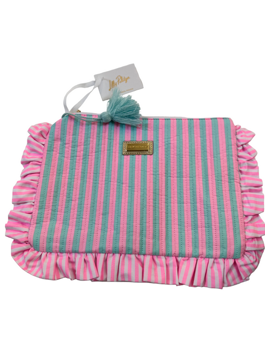 Ruffle Pouch - Stripe