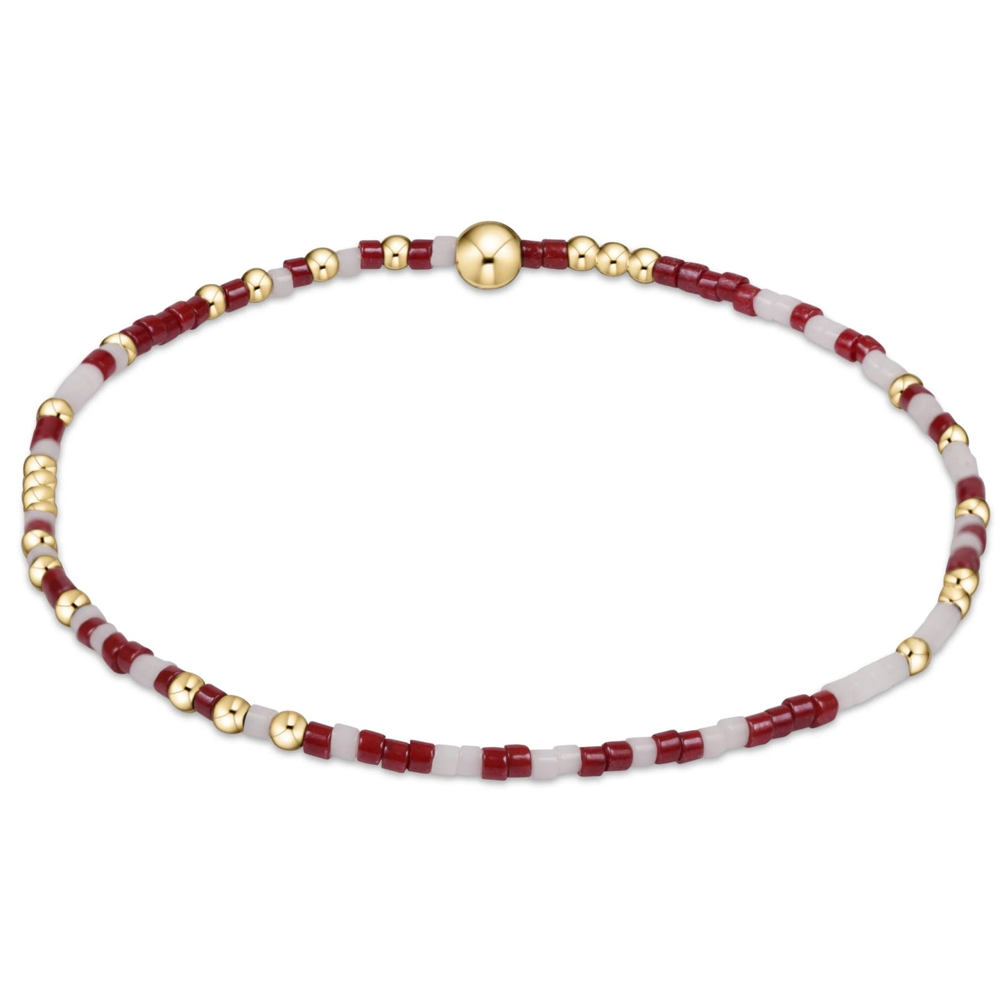 gameday hope unwritten bracelet - maroon-white