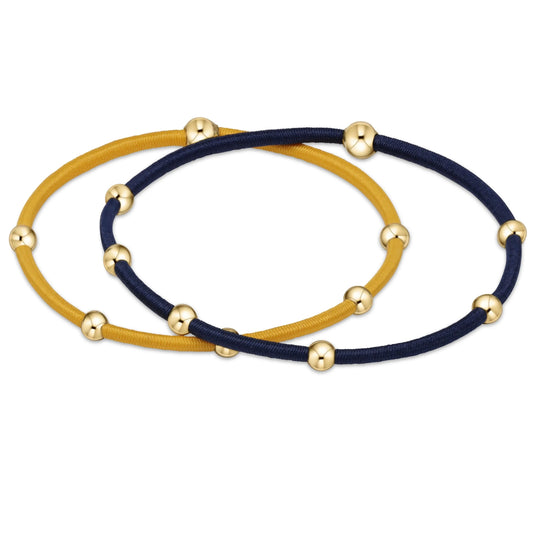 gameday "e"ssentials set - golden yellow-navy