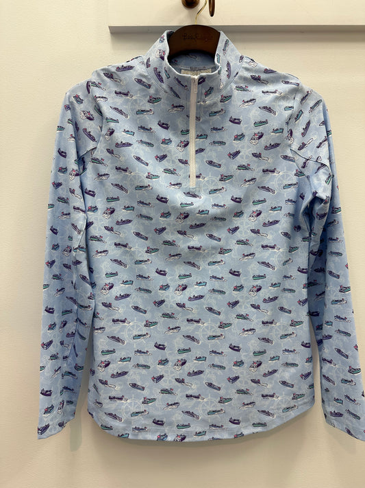 The Ava 1/4 Zip - Boater's Paradise