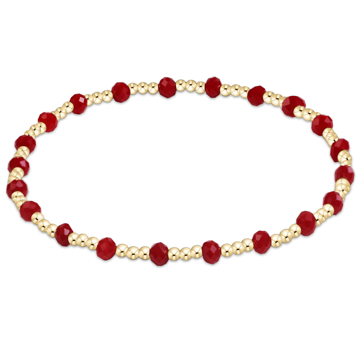 gameday flirty sincerity bracelet - crimson