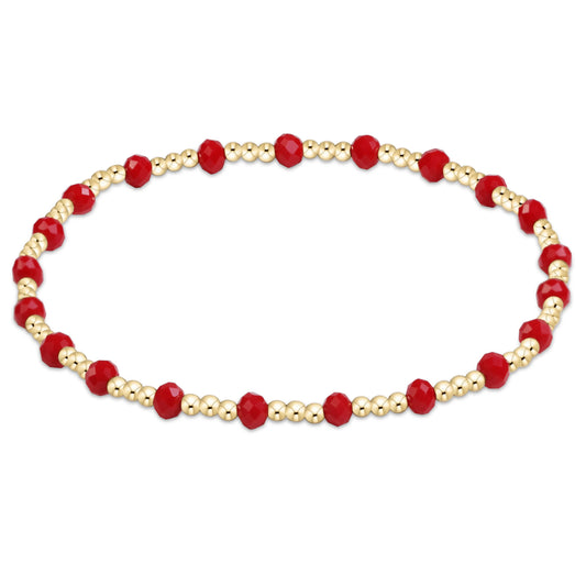 gameday flirty sincerity bracelet - red