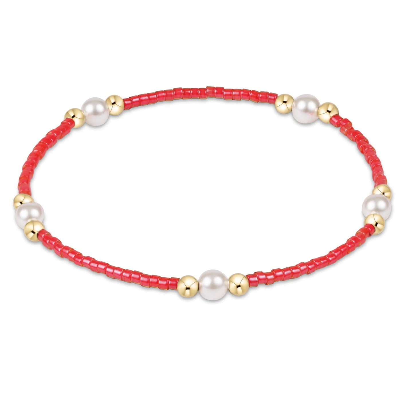 hope purpose pearl bracelet - sherbert