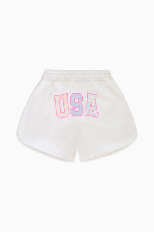 Jeanette USA Shorts - White