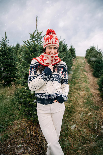 Snowman Fair Isle Sweater