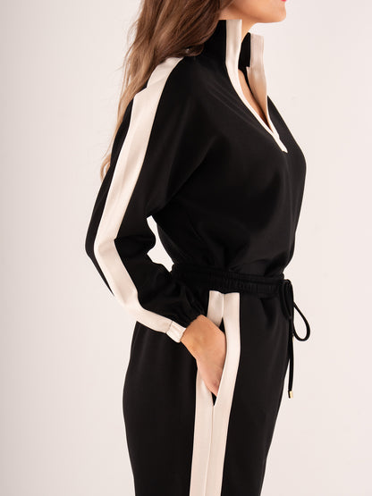 Long-sleeve Poppy - Midnight Vanilla