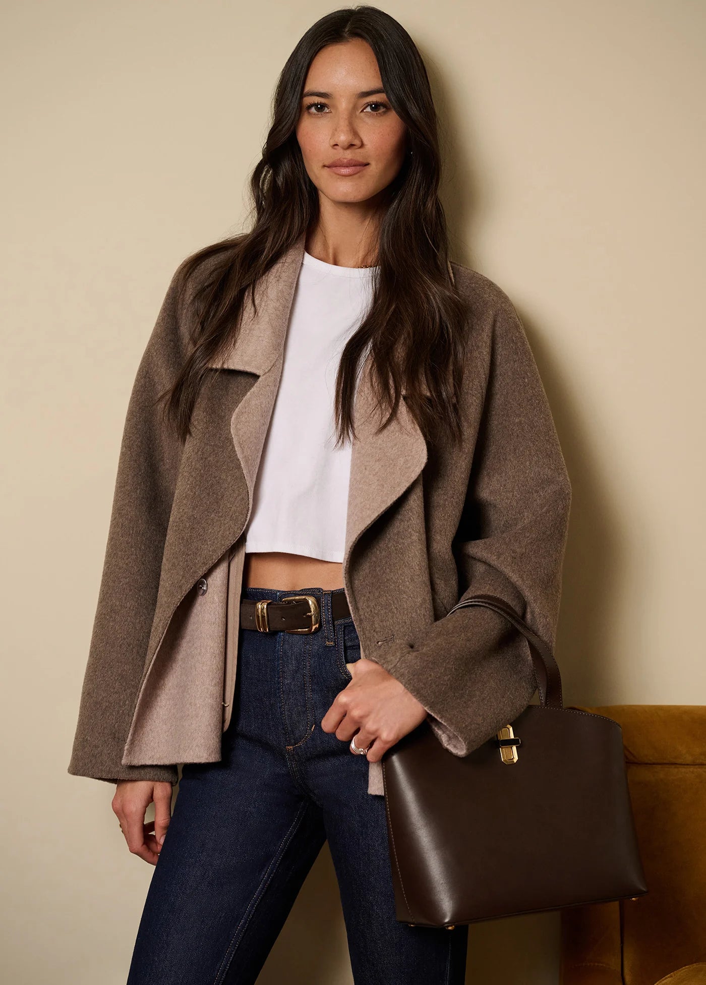 The Cameron Coat - Stone