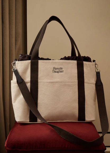 The Morgan Tote - Natural/Brown