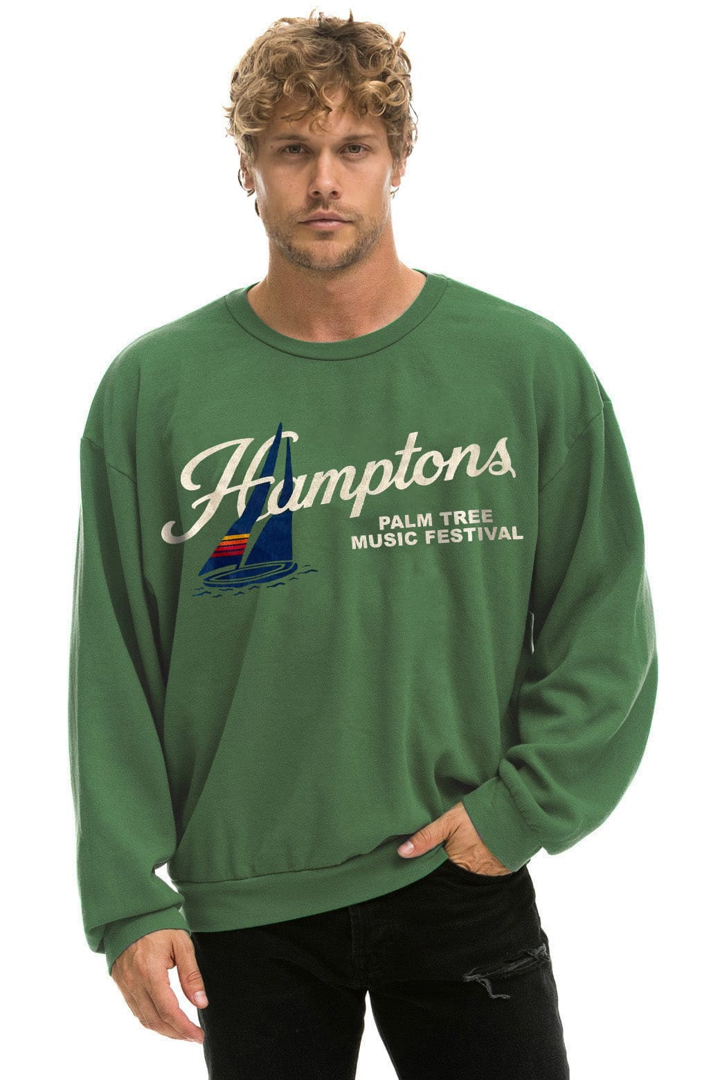 Palm Tree Fest Hamptons 2026 Crew Sweatshirt Relaxed - Palm