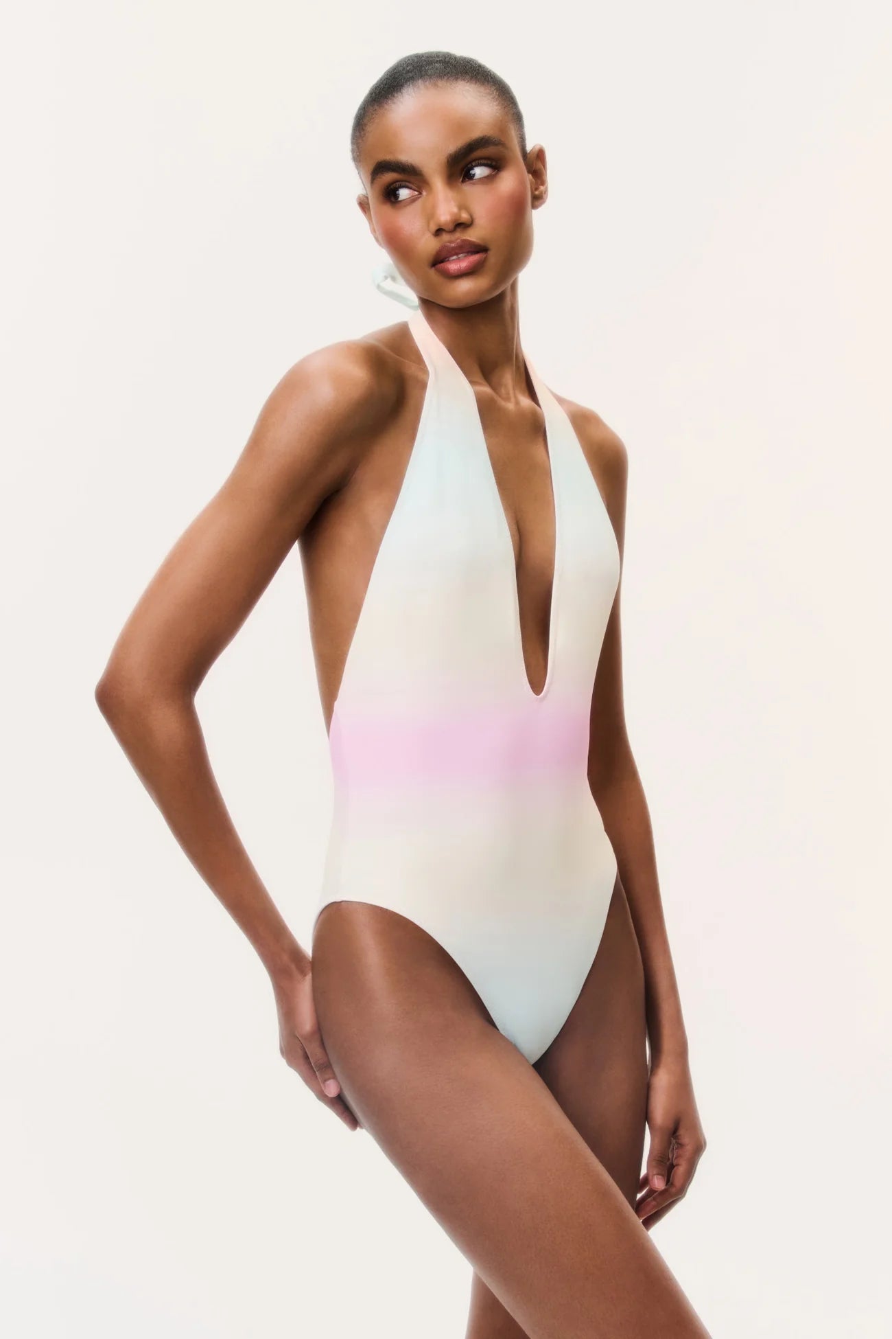 Meegan Ombre One-Piece Swimsuit - Pacific Glow