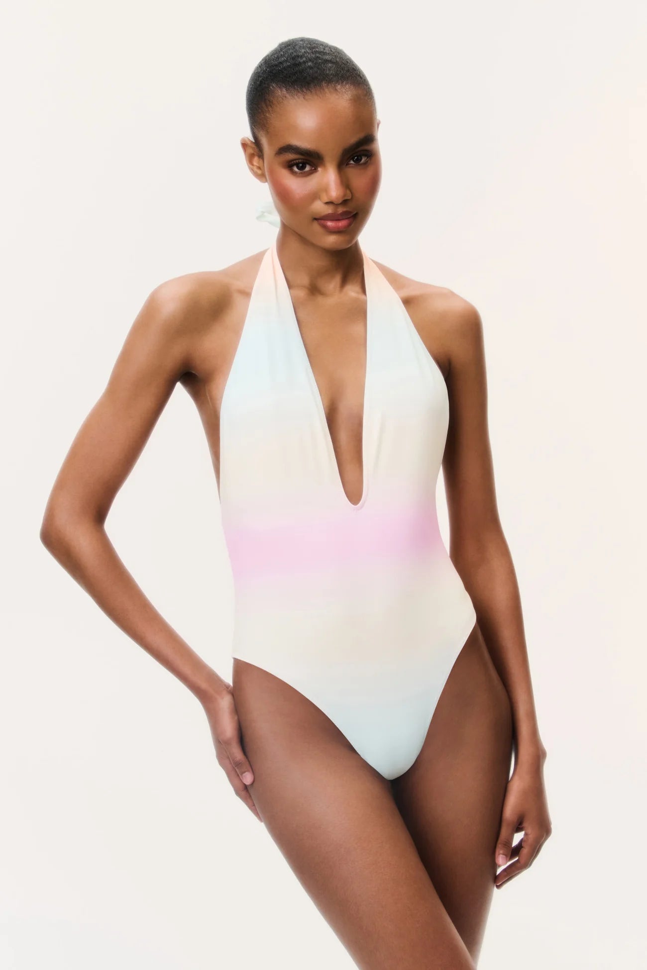Meegan Ombre One-Piece Swimsuit - Pacific Glow