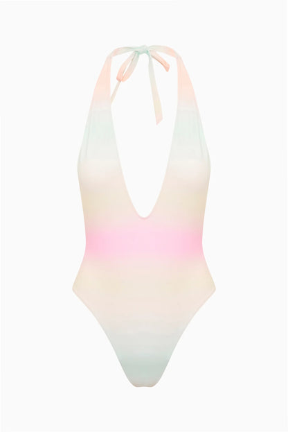 Meegan Ombre One-Piece Swimsuit - Pacific Glow