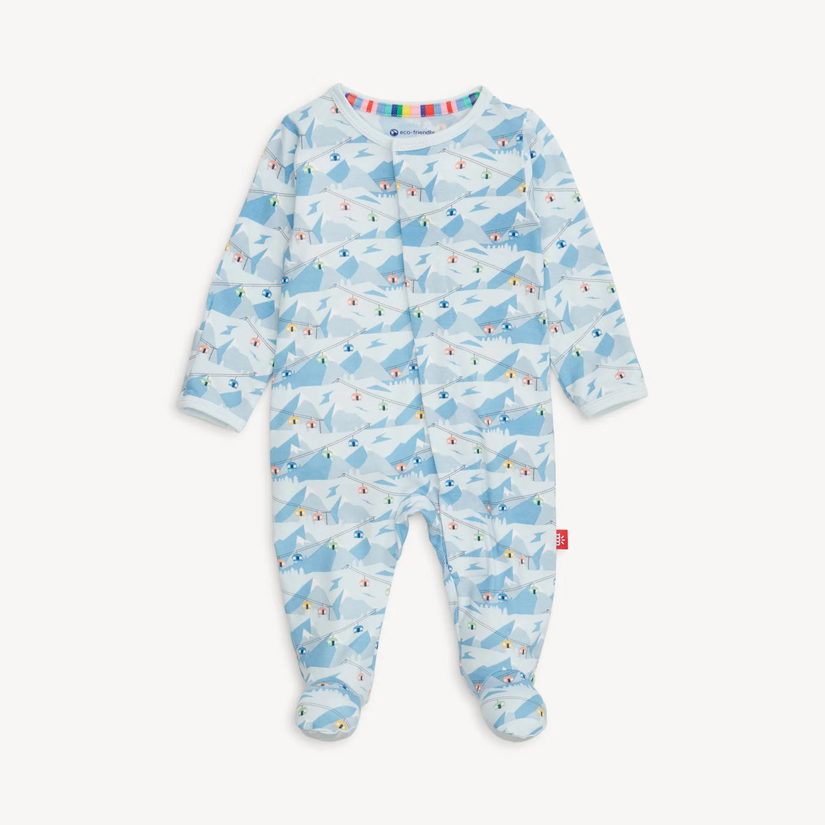 Blue Apres Chic Modal Magnetic Footie