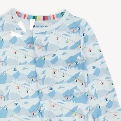 Blue Apres Chic Modal Magnetic Footie