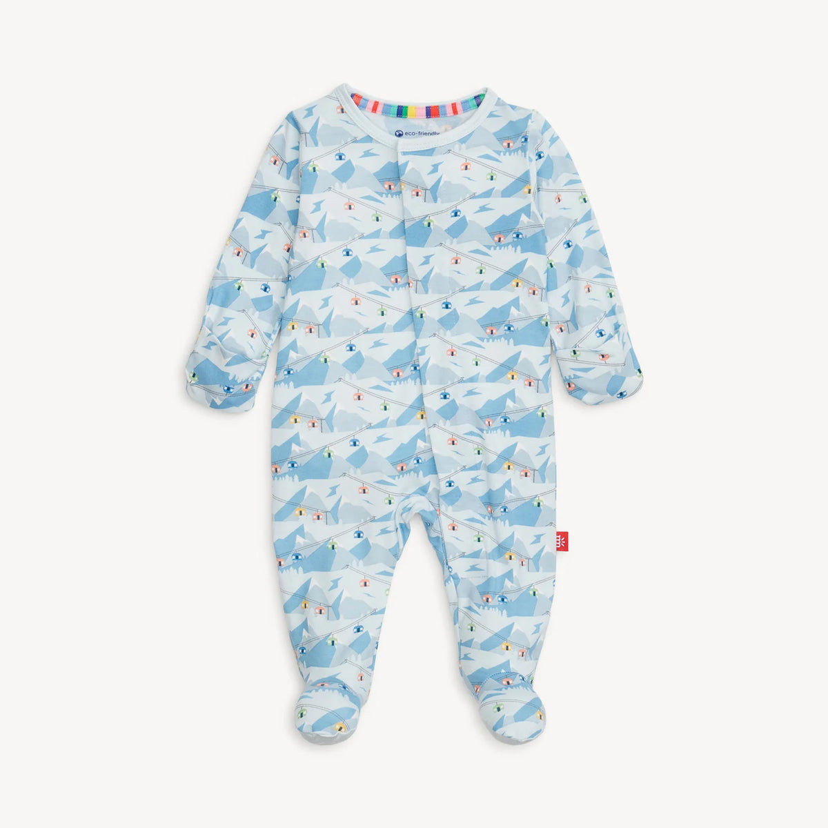Blue Apres Chic Modal Magnetic Footie